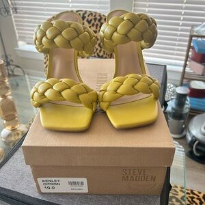 Steve Madden Women's Kenley Citron Sandals - Size 10 NWT